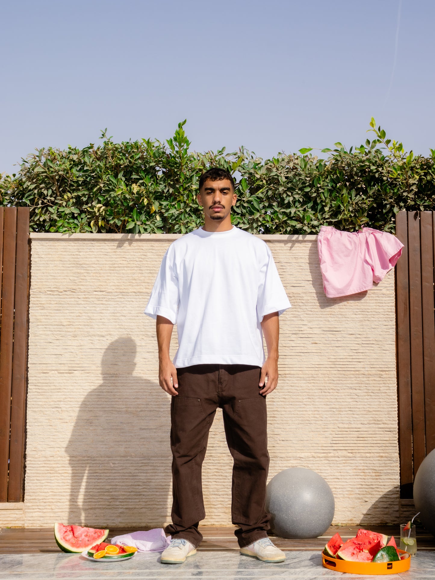 White Boxy Tee