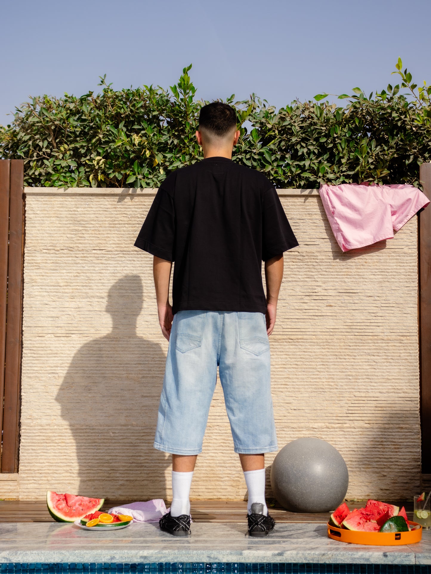 Black Boxy Tee
