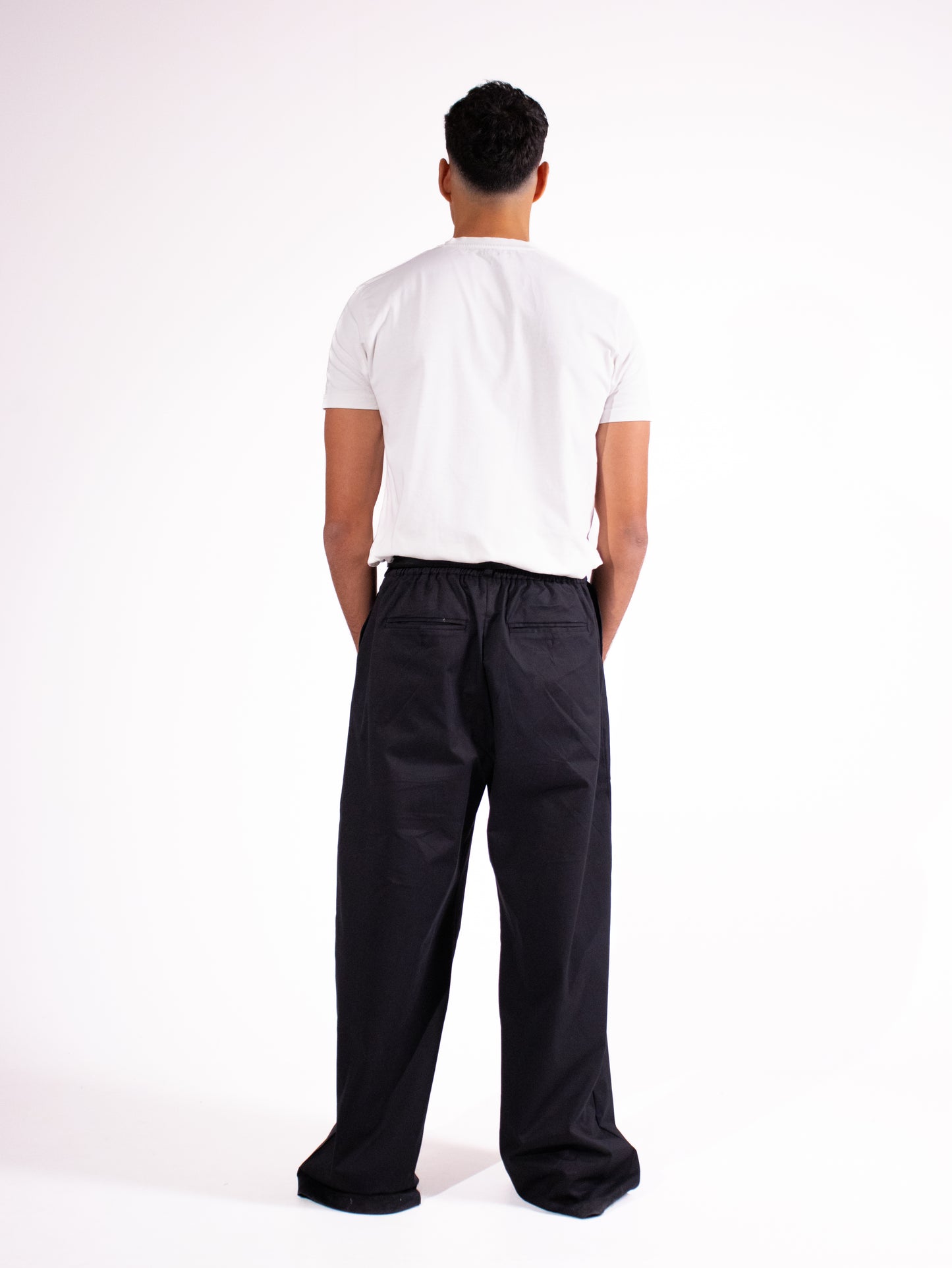 Black Pleated Pants