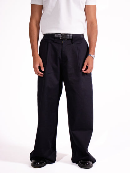Black Pleated Pants